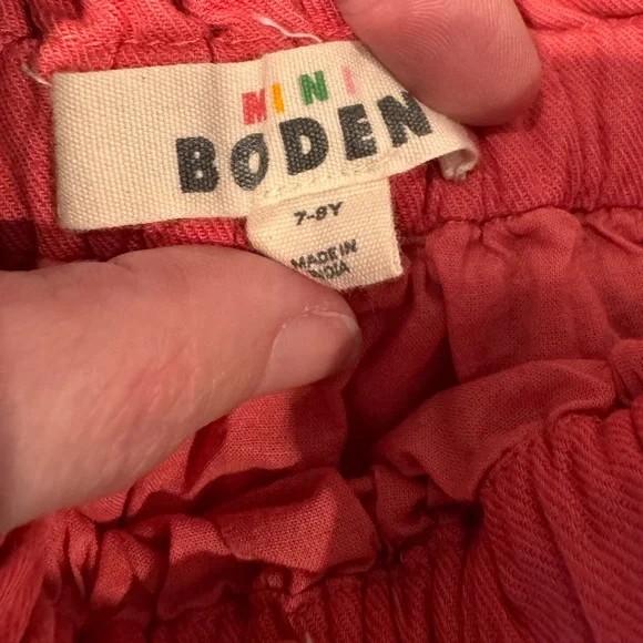 Used Mini Boden puppy embroidered skirt and 2 shirts - Picture 4 of 14